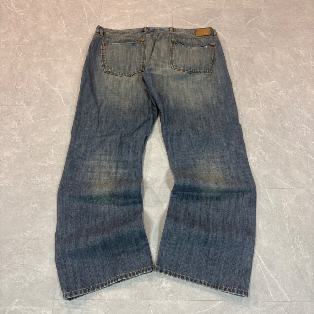 Gap Premium Straight Fit Mens Blue Denim Jeans 38x30 Medium Wash 100% Cotton